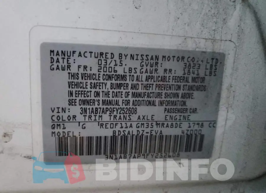 3N1AB7AP9FY252608 Photo# 12