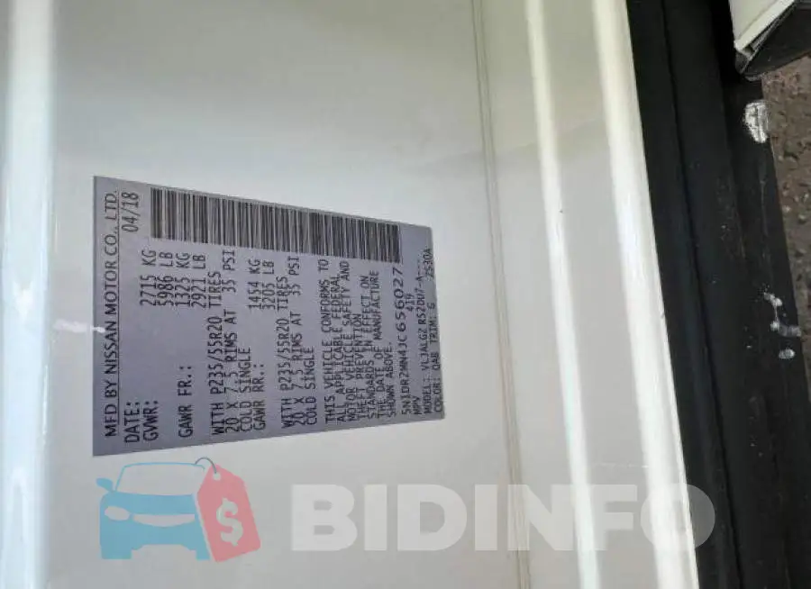5N1DR2MN4JC656027 Photo# 10