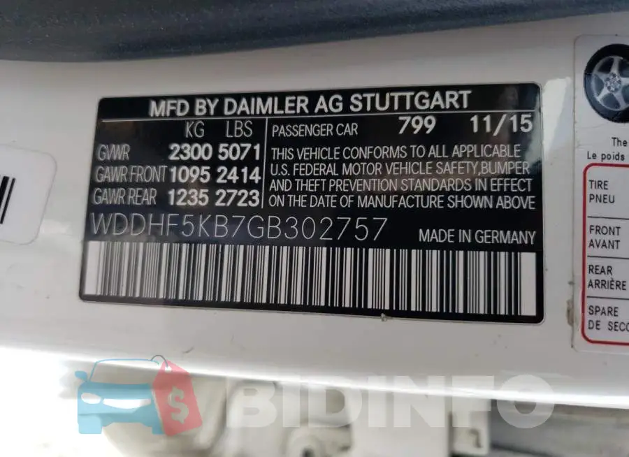 WDDHF5KB7GB302757 Photo# 12