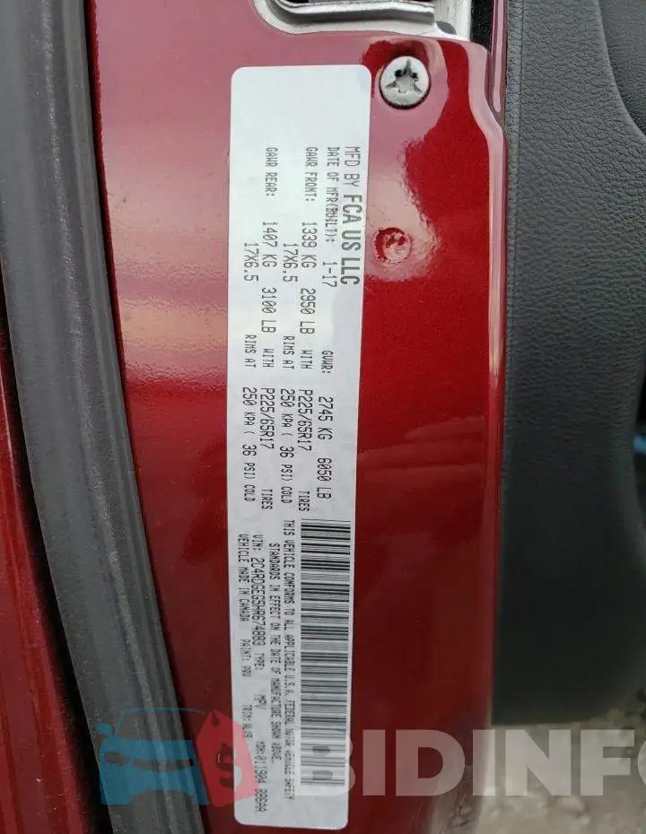 2C4RDGEG5HR674883 Photo# 13