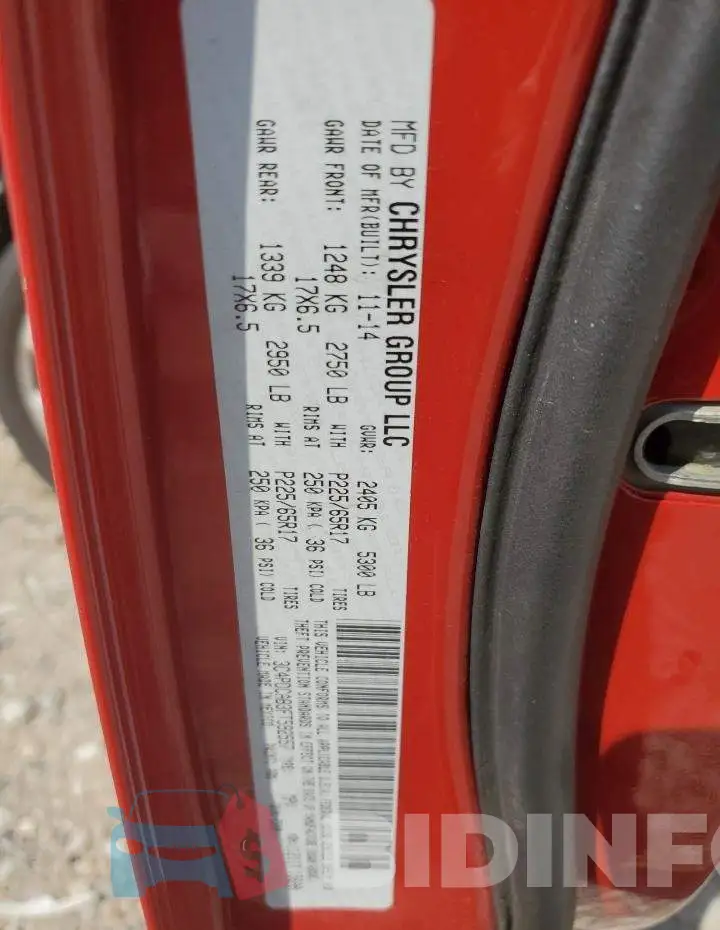 3C4PDCAB3FT592557 Photo# 14