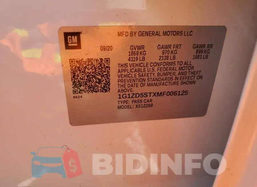1G1ZD5STXMF006125 Photo# 12