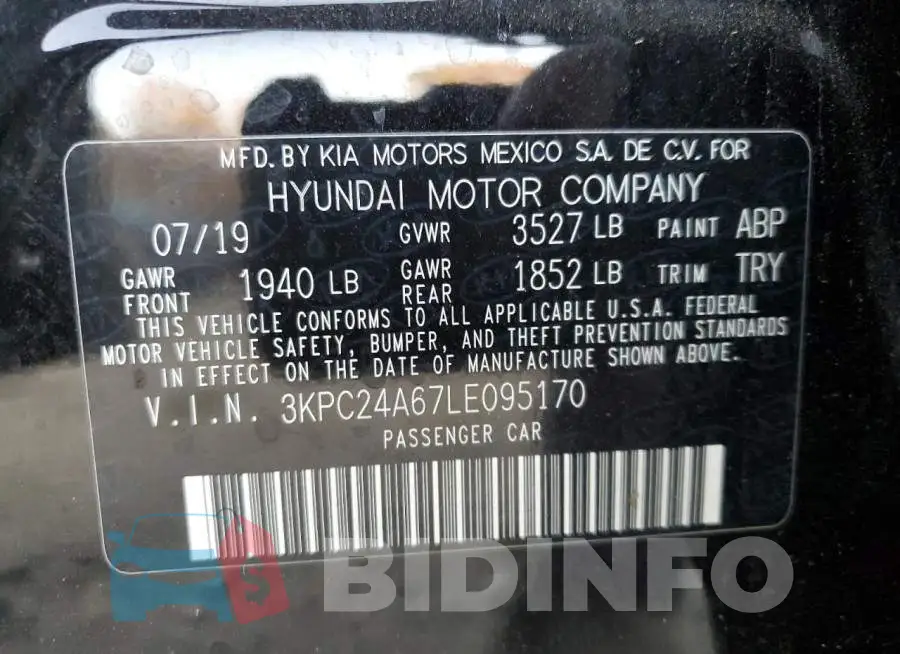 3KPC24A67LE095170 Photo# 12