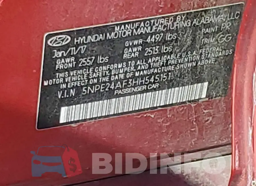 5NPE24AF3HH545151 Photo# 12