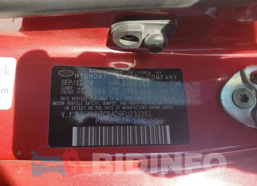 KMHTC6AD9FU232361 Photo# 13