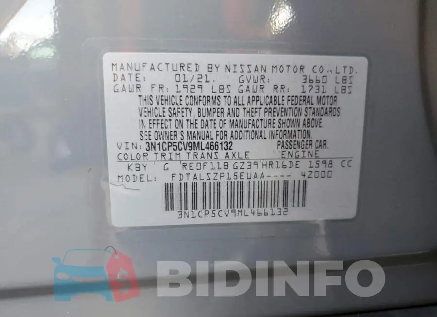 3N1CP5CV9ML466132 Photo# 12