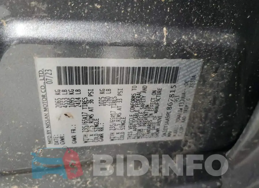 5N1BT3AA9PC867815 Photo# 14