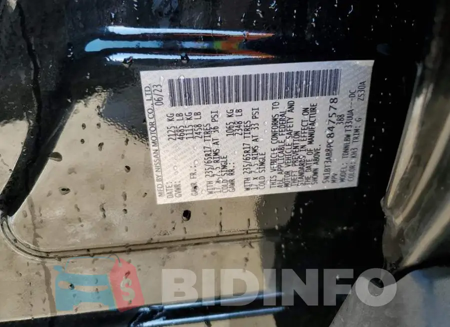 5N1BT3AB8PC847578 Photo# 13