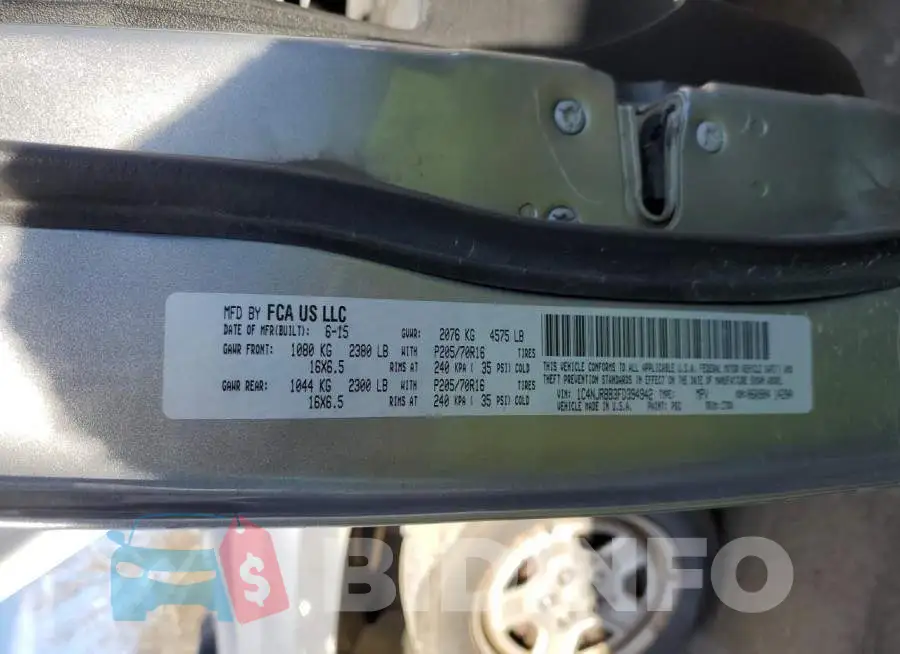 1C4NJRBB3FD394942 Photo# 13
