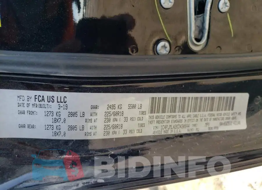 1C4PJMLX2KD430944 Photo# 12