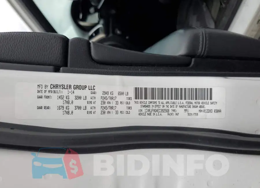 1C4RJFAG4EC392568 Photo# 13
