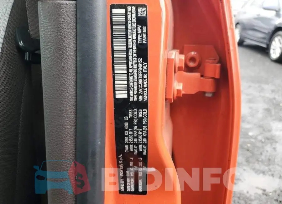 ZACCJBBT9FPB49152 Photo# 12