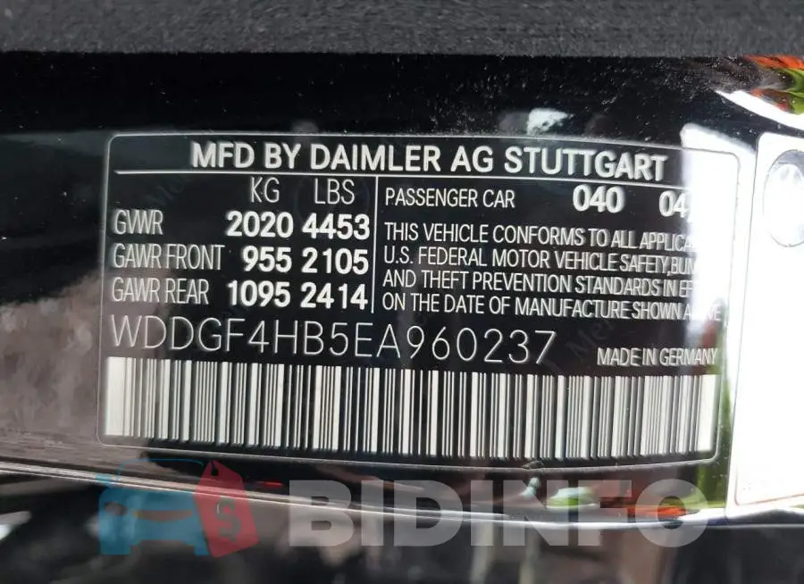 WDDGF4HB5EA960237 Photo# 12