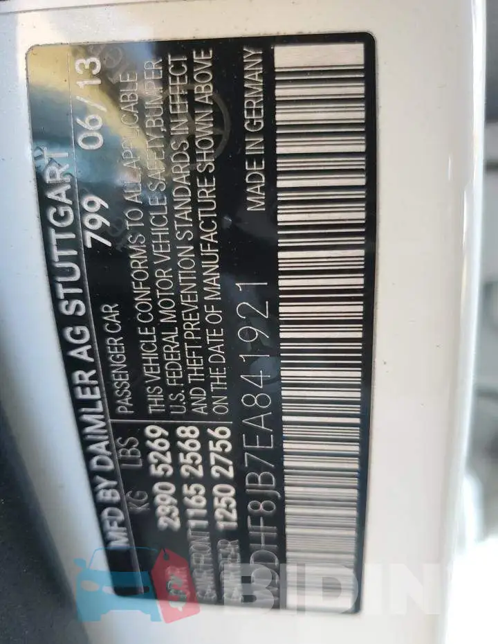 WDDHF8JB7EA841921 Photo# 12