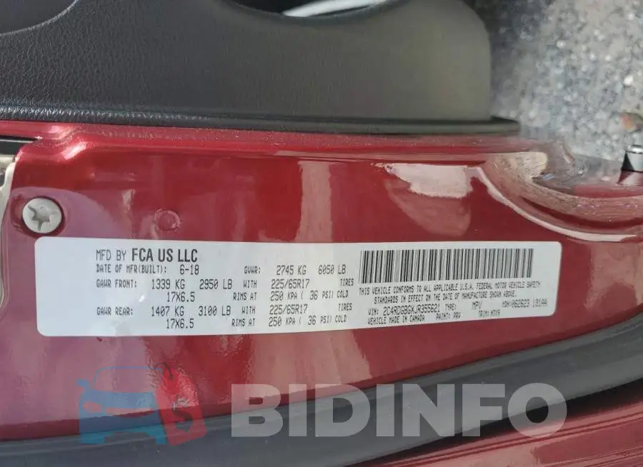 2C4RDGBGXJR355621 Photo# 13
