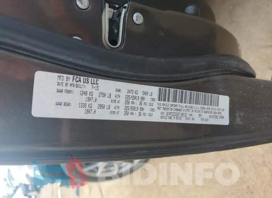 3C4PDCEG2GT105131 Photo# 14