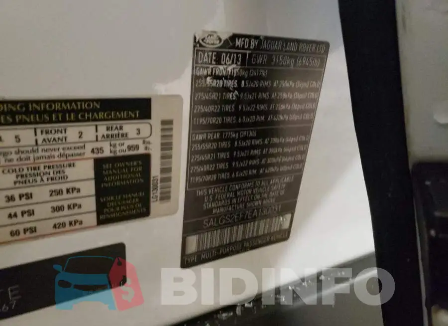 SALGS2EF7EA130031 Photo# 13