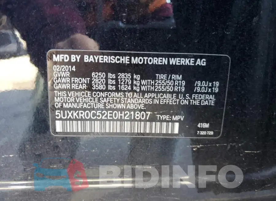 5UXKR0C52E0H21807 Photo# 12