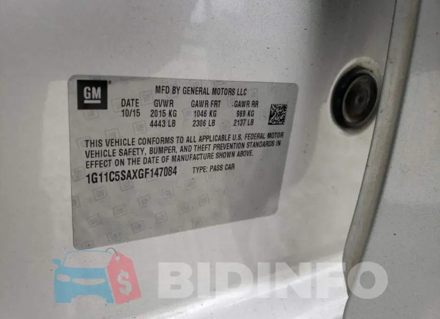 1G11C5SAXGF147084 Photo# 12