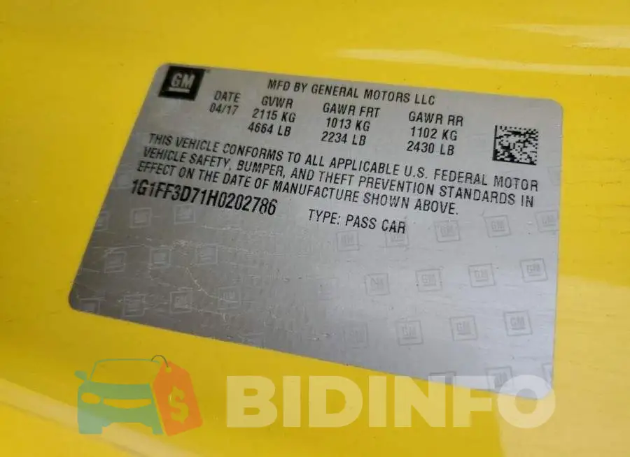 1G1FF3D71H0202786 Photo# 12