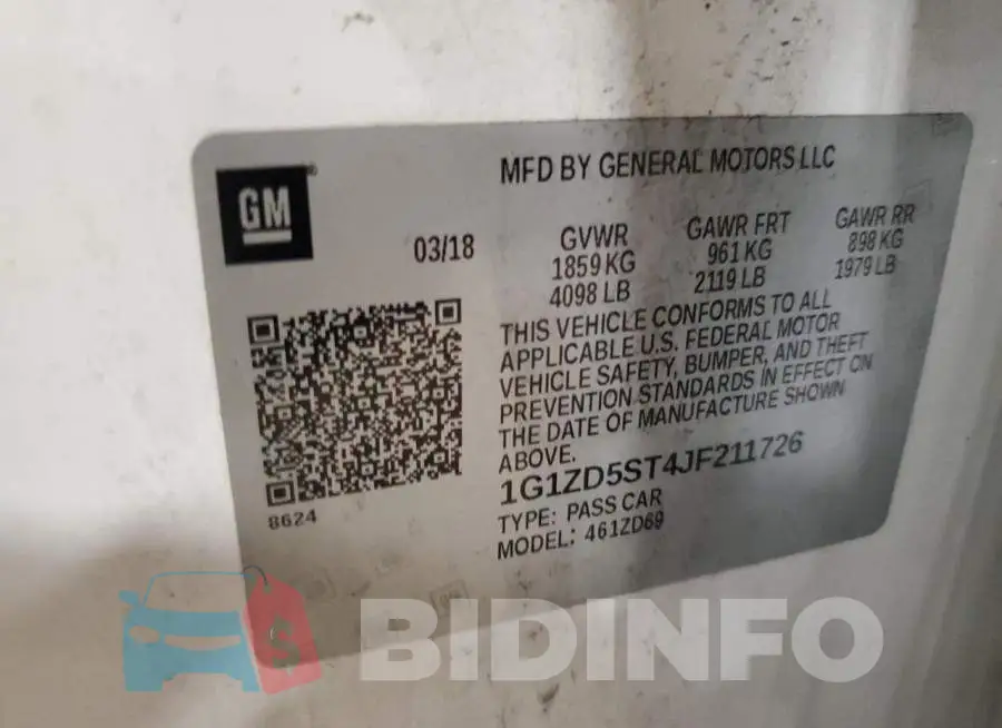 1G1ZD5ST4JF211726 Photo# 12