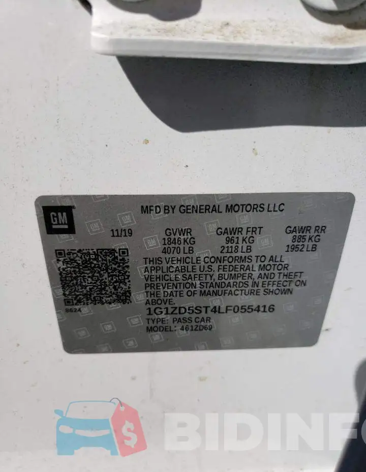 1G1ZD5ST4LF055416 Photo# 12