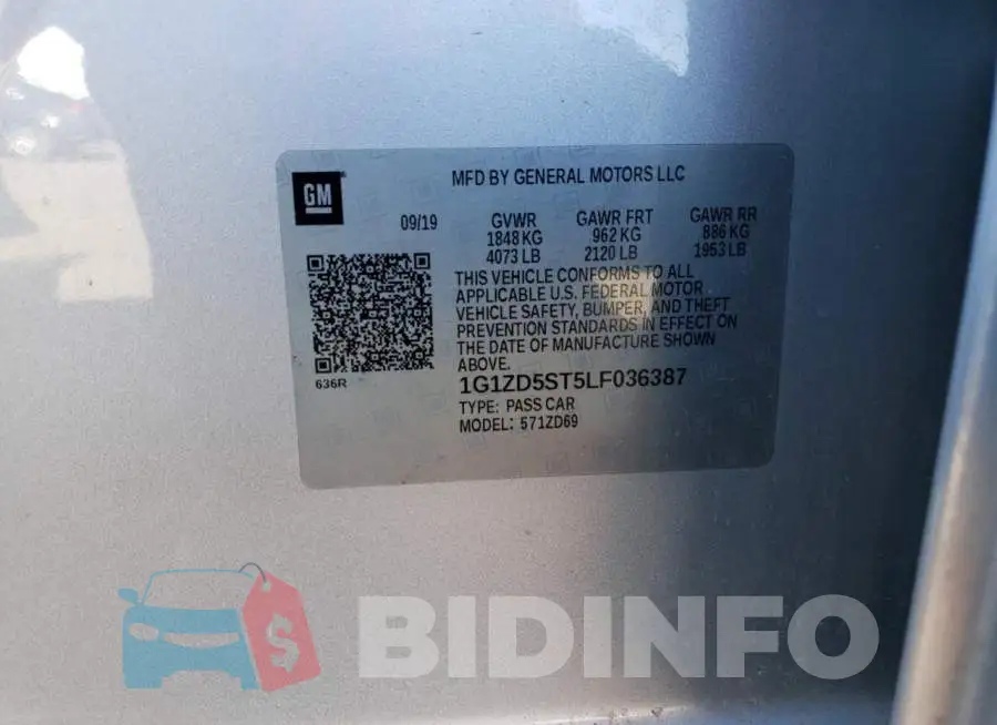1G1ZD5ST5LF036387 Photo# 12