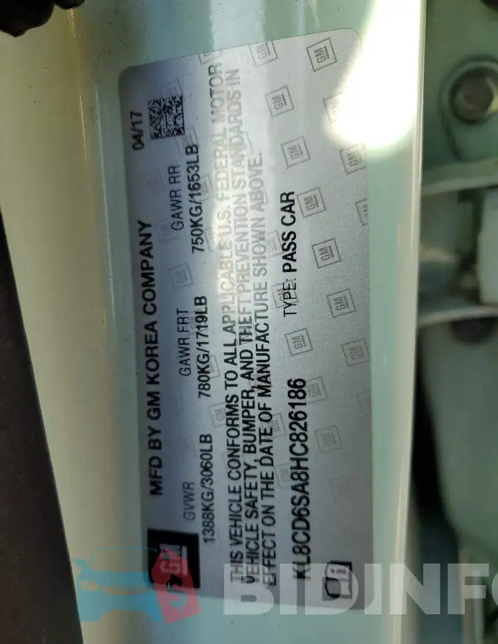 KL8CD6SA8HC826186 Photo# 12