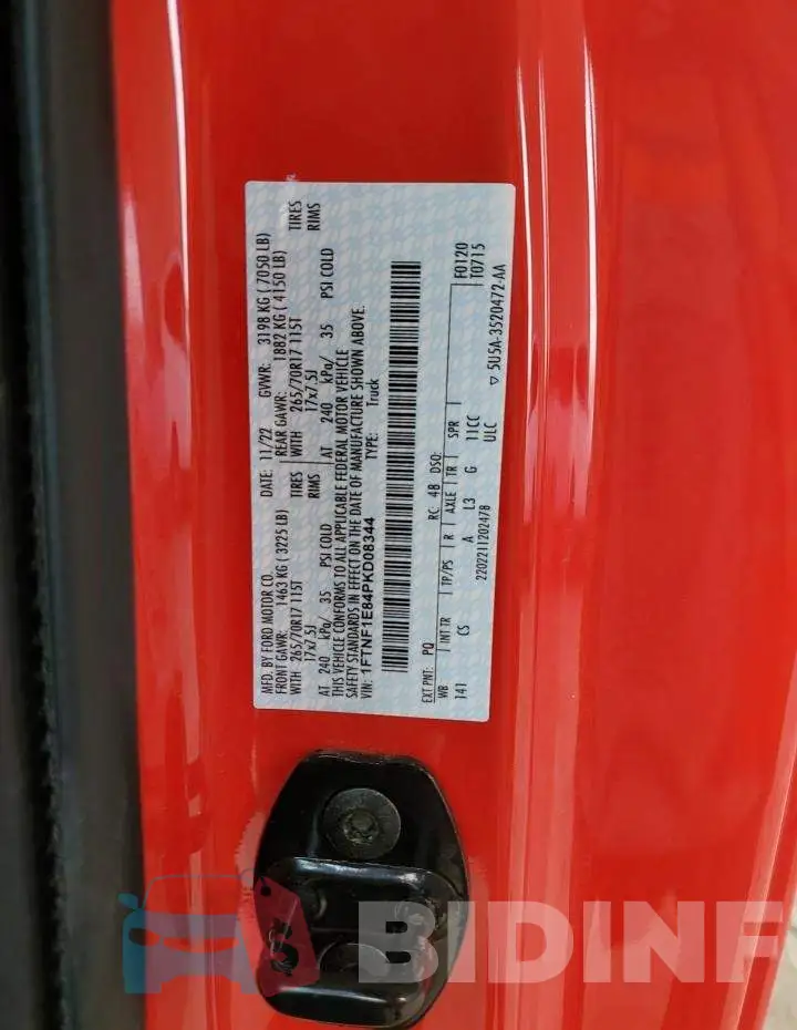 1FTNF1E84PKD08344 Photo# 12