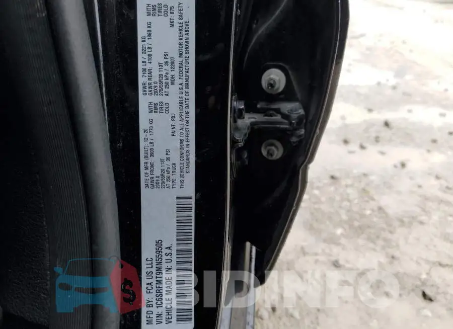 1C6SRFMT9MN559505 Photo# 14