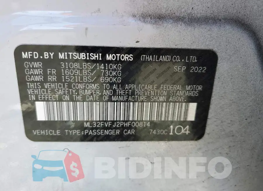 ML32FVFJ2PHF00814 Photo# 12