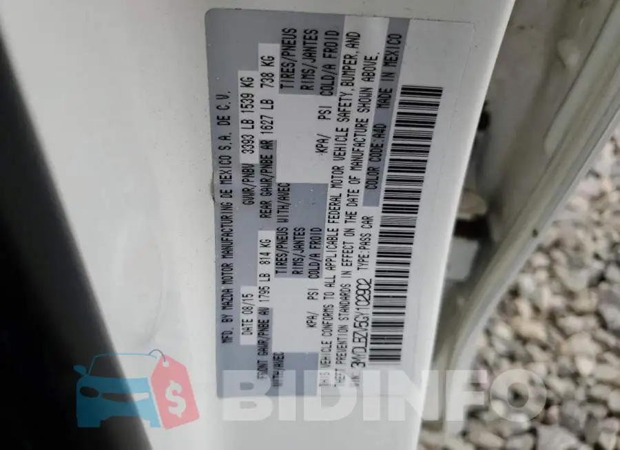 3MYDLBZV5GY102902 Photo# 12