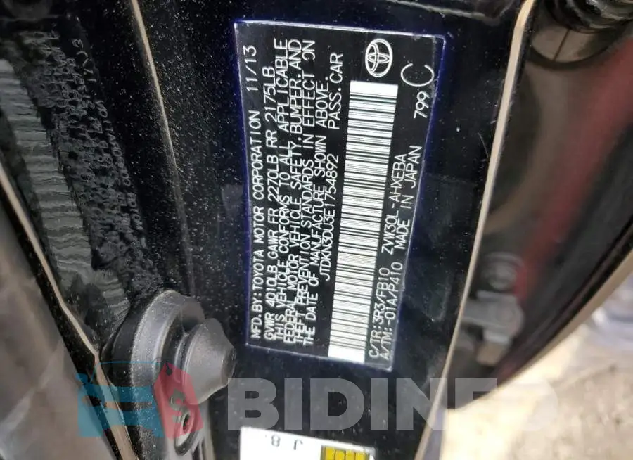 JTDKN3DU3E1754892 Photo# 12