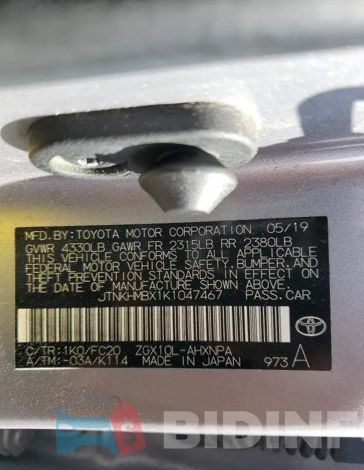 JTNKHMBX1K1047467 Photo# 12