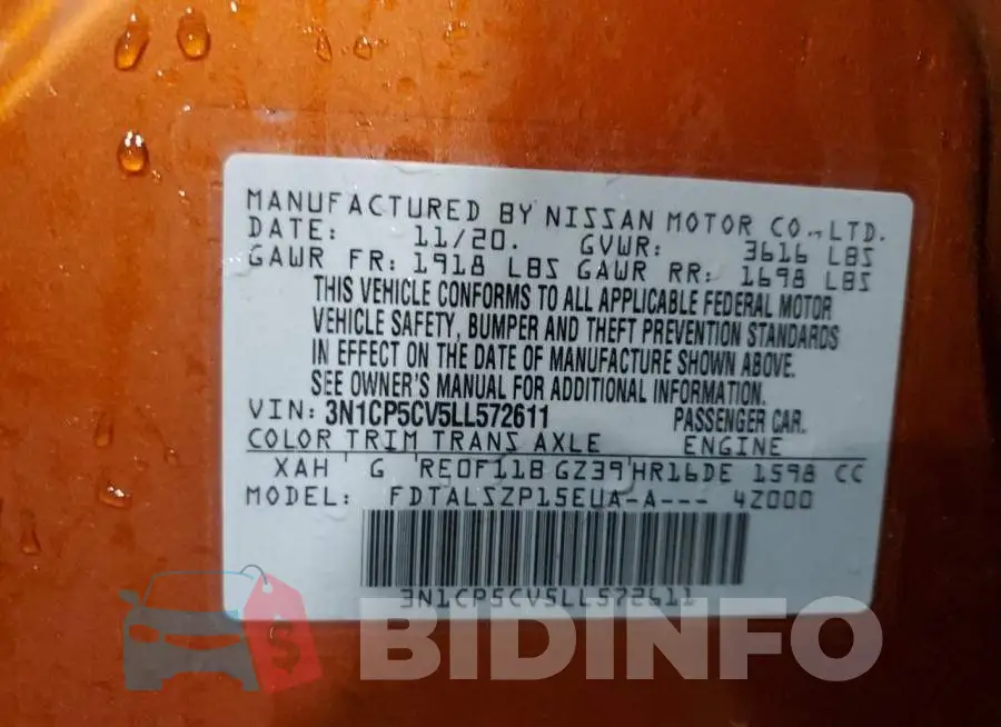 3N1CP5CV5LL572611 Photo# 12