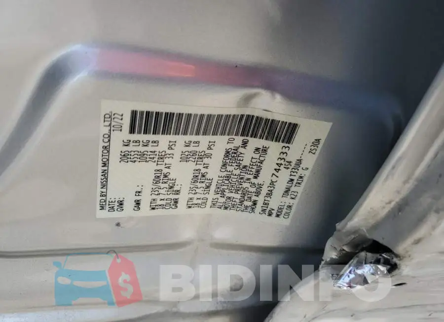 5N1BT3BA3PC744333 Photo# 12
