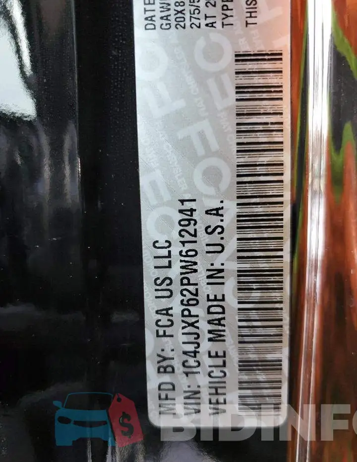 1C4JJXP62PW612941 Photo# 14