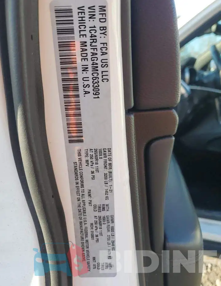 1C4RJFAG4MC633091 Photo# 12