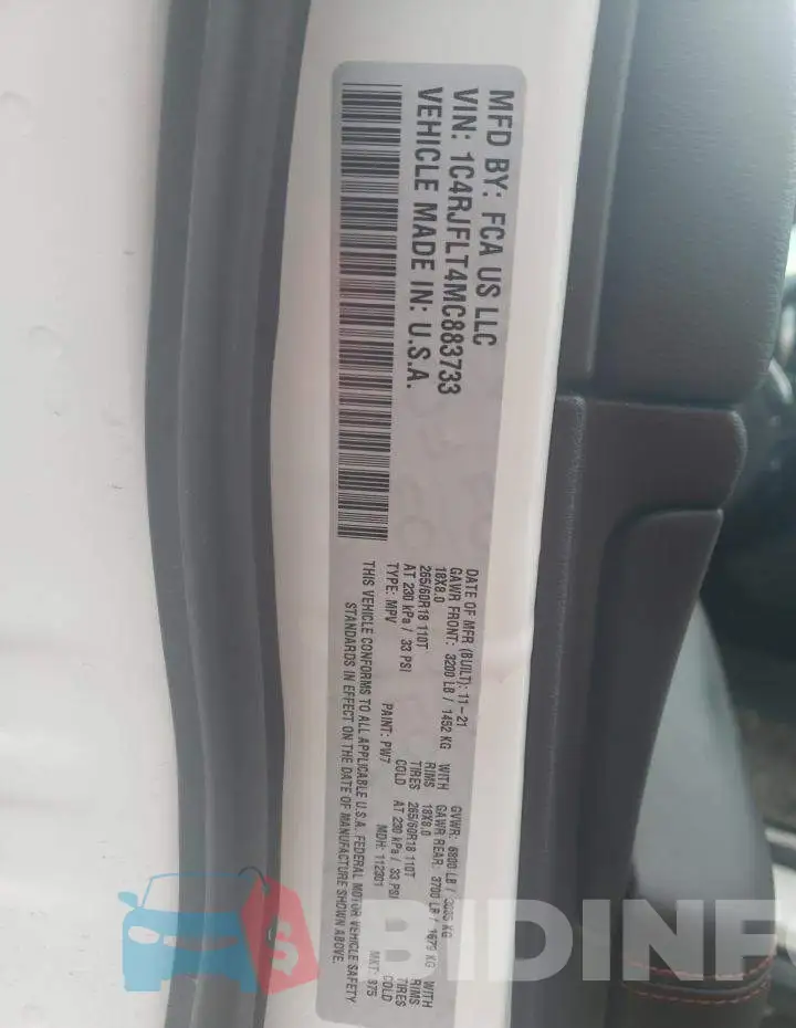 1C4RJFLT4MC883733 Photo# 13