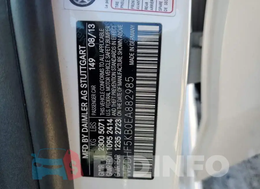 WDDHF5KB0EA882985 Photo# 12