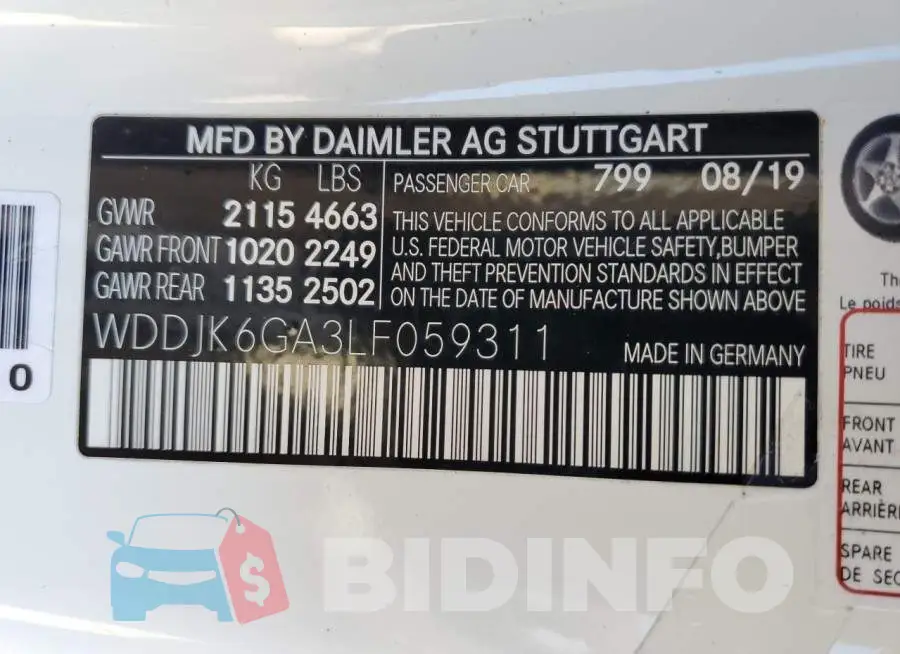 WDDJK6GA3LF059311 Photo# 12