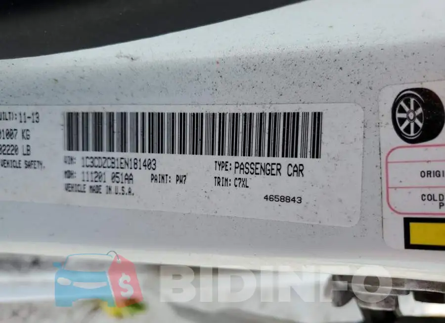 1C3CDZCB1EN181403 Photo# 12