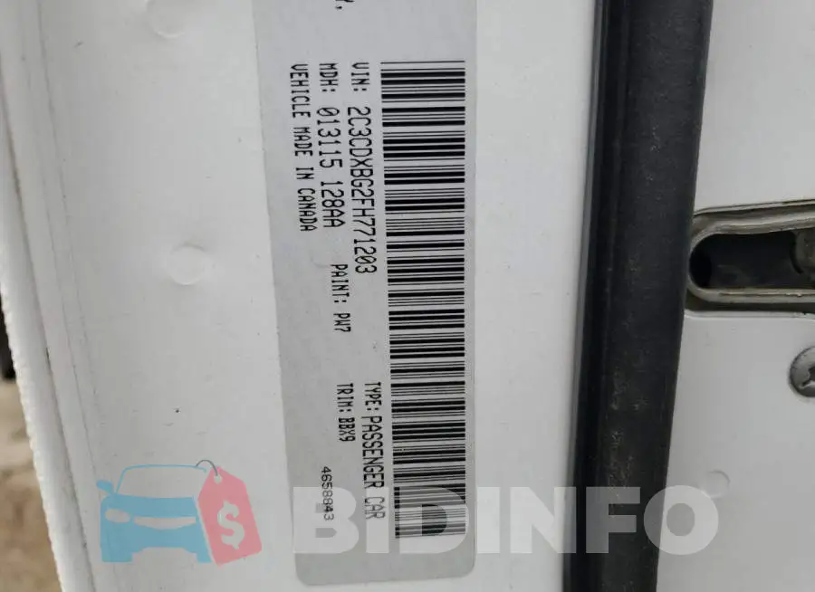 2C3CDXBG2FH771203 Photo# 13