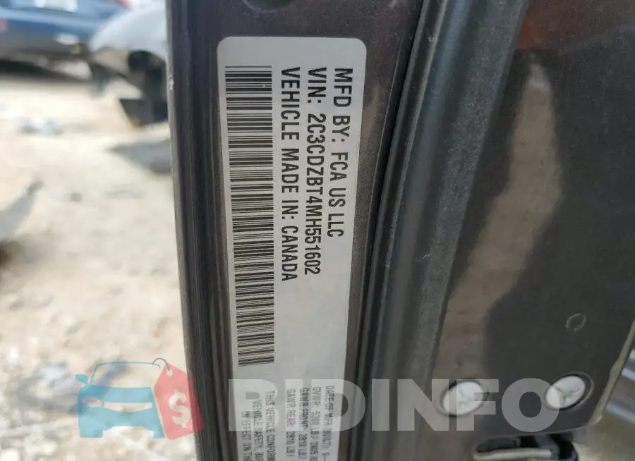 2C3CDZBT4MH551602 Photo# 12