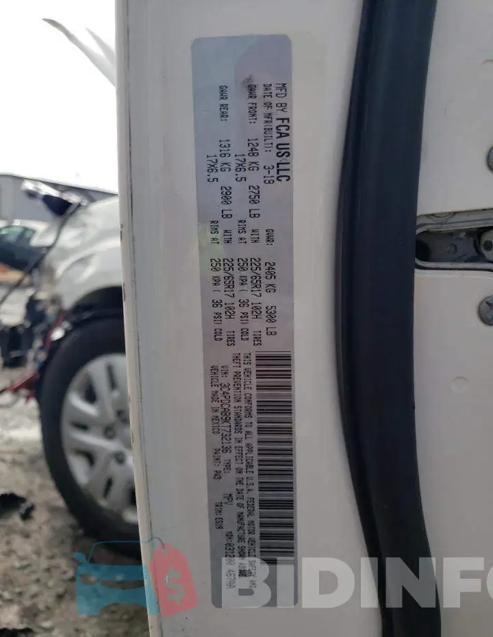 3C4PDCAB9KT732136 Photo# 14