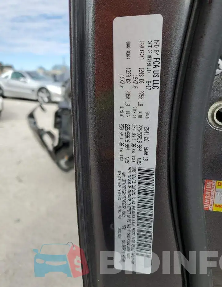 3C4PDDEGXHT703832 Photo# 13