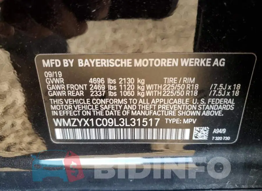 WMZYX1C09L3L31517 Photo# 12