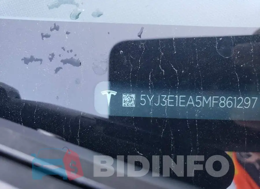 5YJ3E1EA5MF861297 Photo# 12