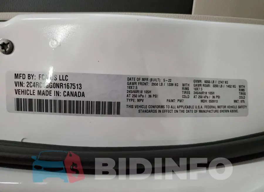 2C4RC1GG0NR167513 Photo# 13