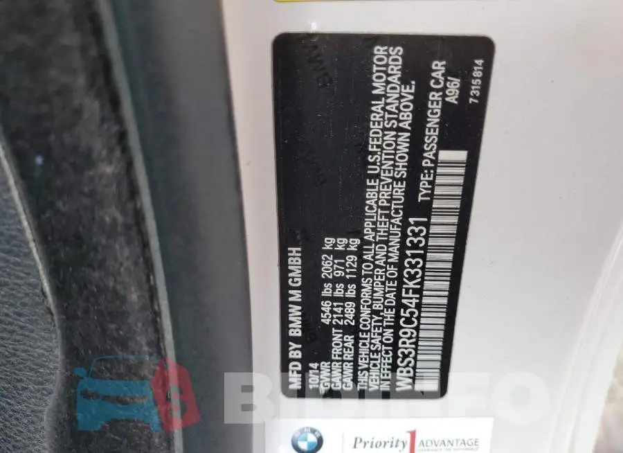 WBS3R9C54FK331331 Photo# 12